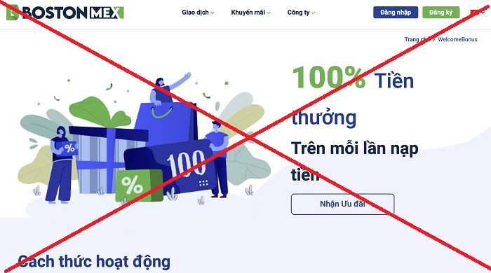 BOSTONMEX là một sàn lừa đảo đội lốt chuyên gia tài chính quốc tế