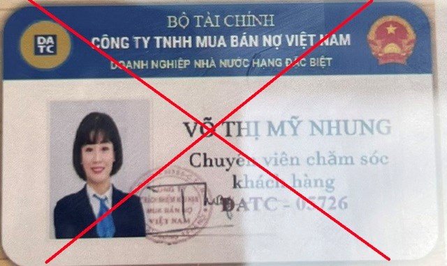 Cảnh báo hành vi mạo danh Công ty mua bán nợ DATC để lừa đảo