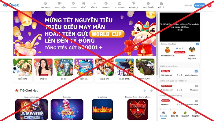 8XBET tổ chức đánh bạc trái phép, mọi người cẩn thận kẻo sập bẫy, trắng tay